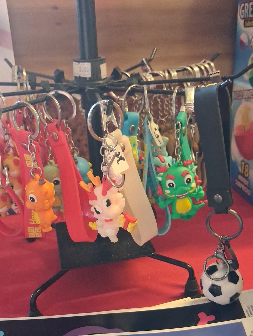Cute Multicolor Dragon Keychain for Kids Accessories